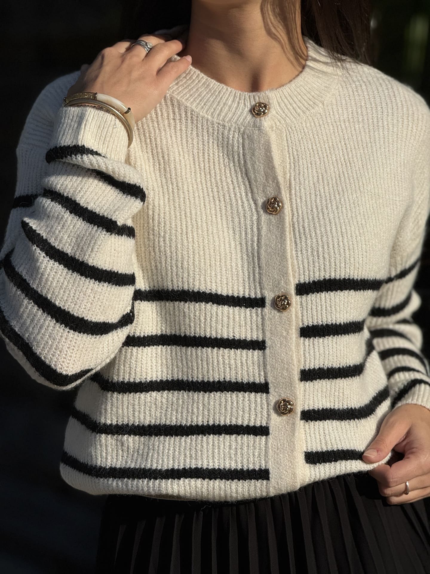 Véralune™ | Pull rayé