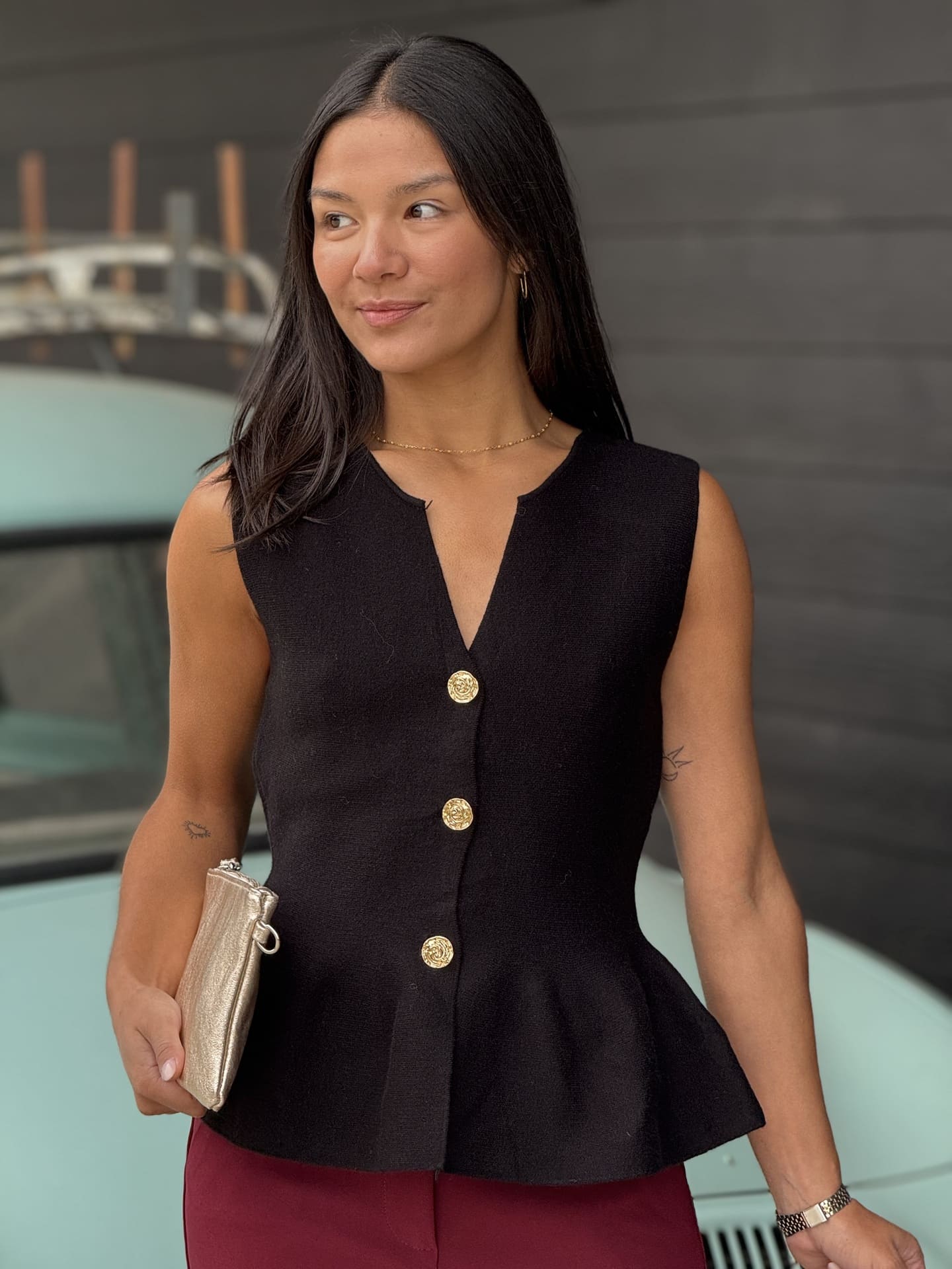 Véralune™ | Chemise élégante à manches courtes