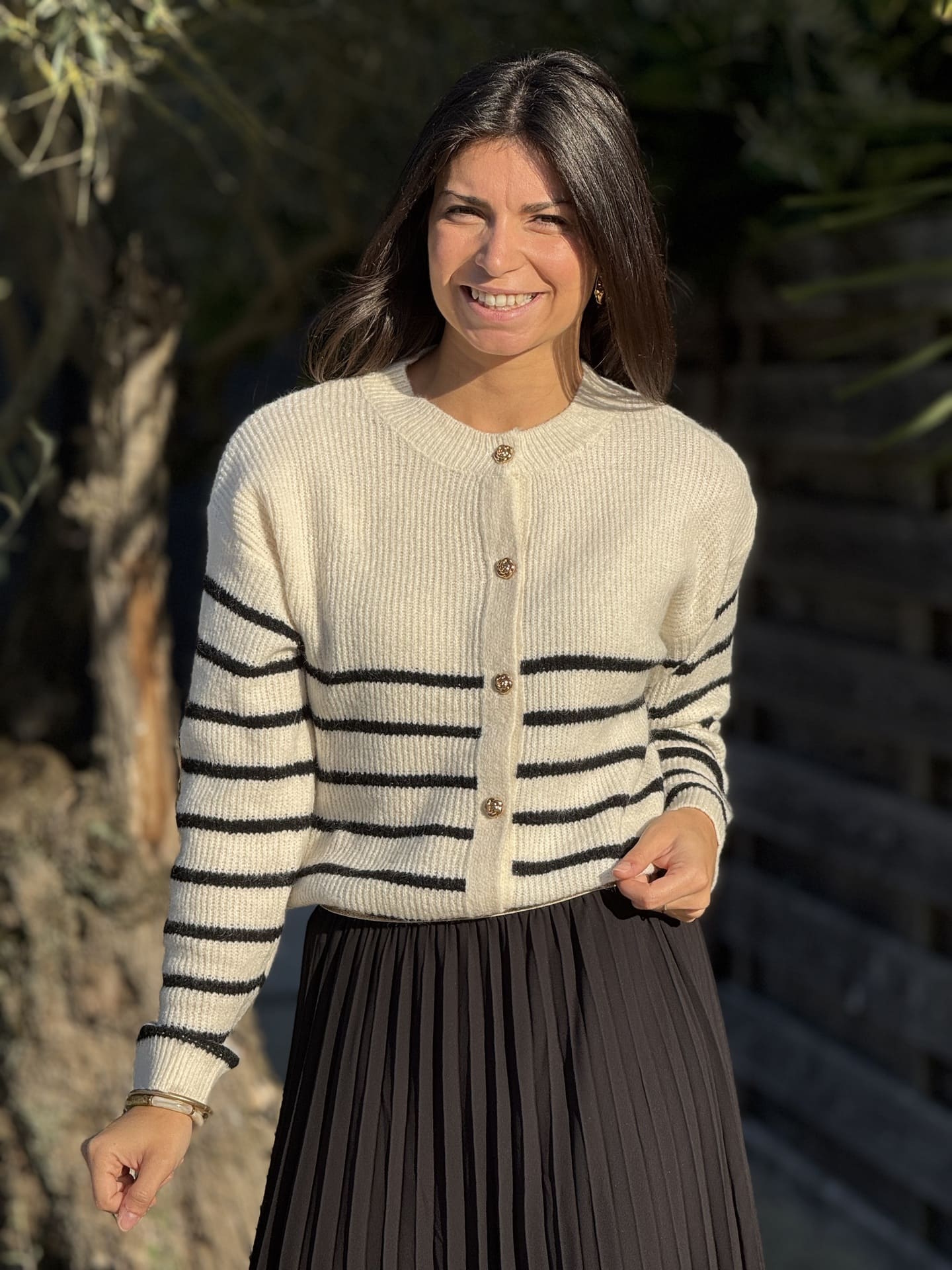 Véralune™ | Pull rayé