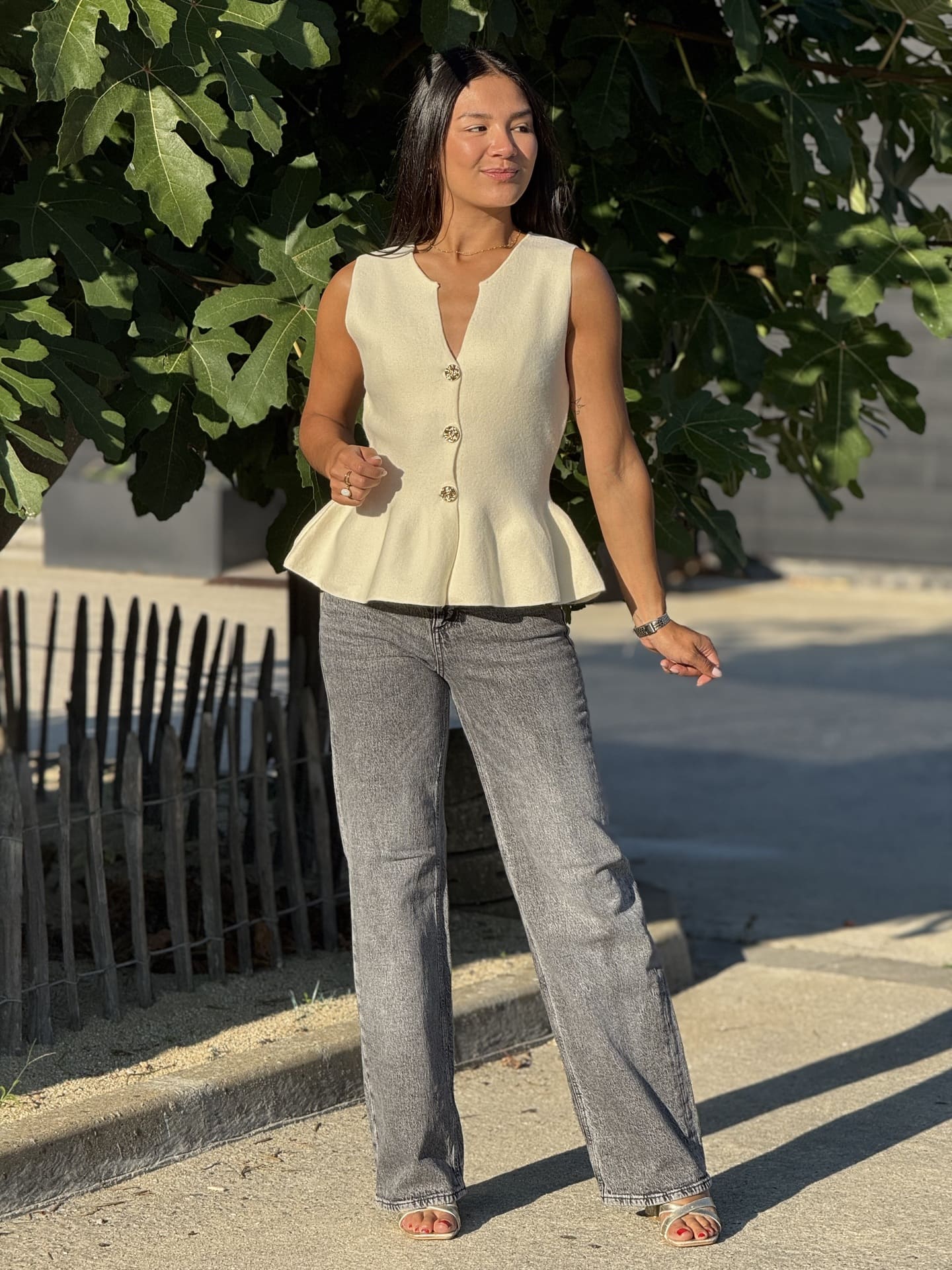 Véralune™ | Chemise élégante à manches courtes